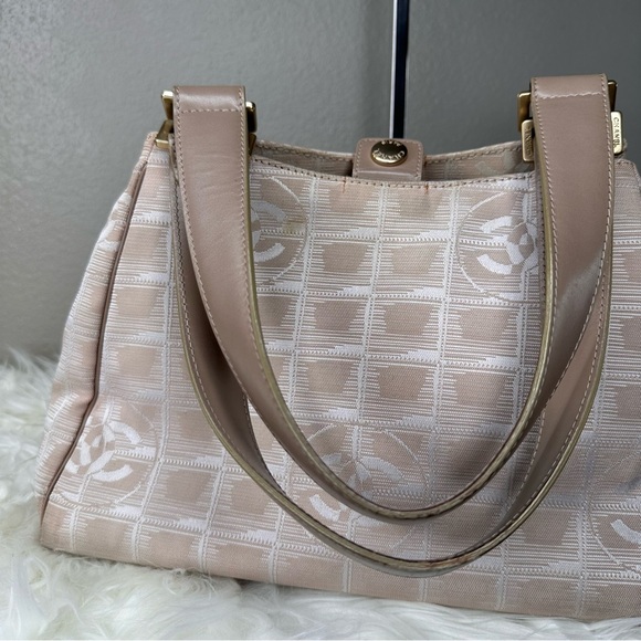 Chanel Travel Line CC Logo Handle Bag- Neutral Colors - Picture 4 of 16
